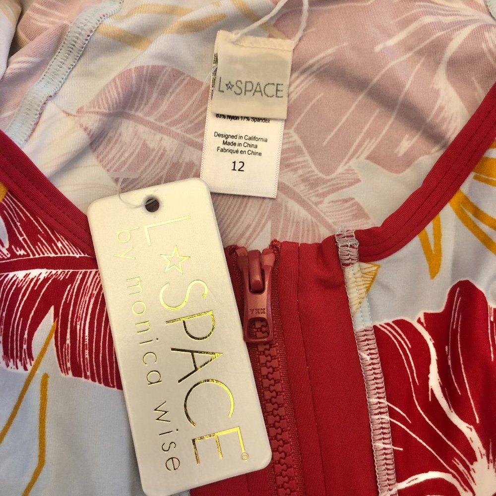 L* Space Aloha Paradise Mod One Piece Swimsuit - Picture 8 of 8